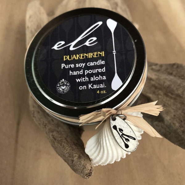 100% Hand Poured Soy Candle from Kauai - Puakenikeni