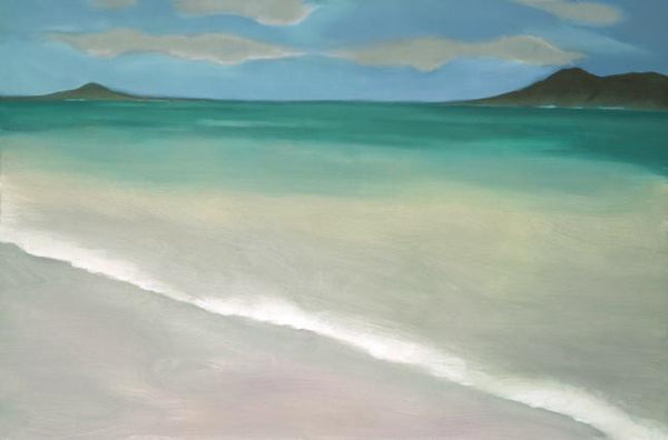 Kailua Beach, Pegge Hopper - Classic East Oahu Beach Scene.